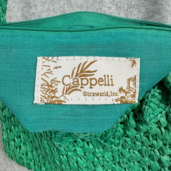 Cappelli Straworld Floral Green Crossbody Purse - Picture 3 of 12
